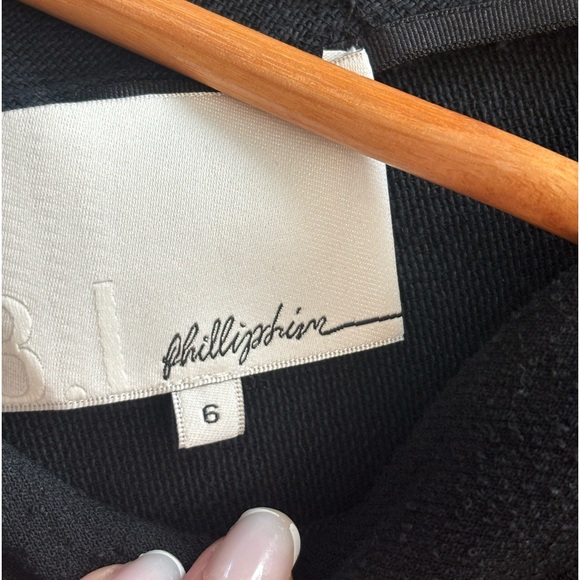 PHILLIP LIM Designer Asymmetrical Sleeves Little Black Dress - Picture 4 of 7